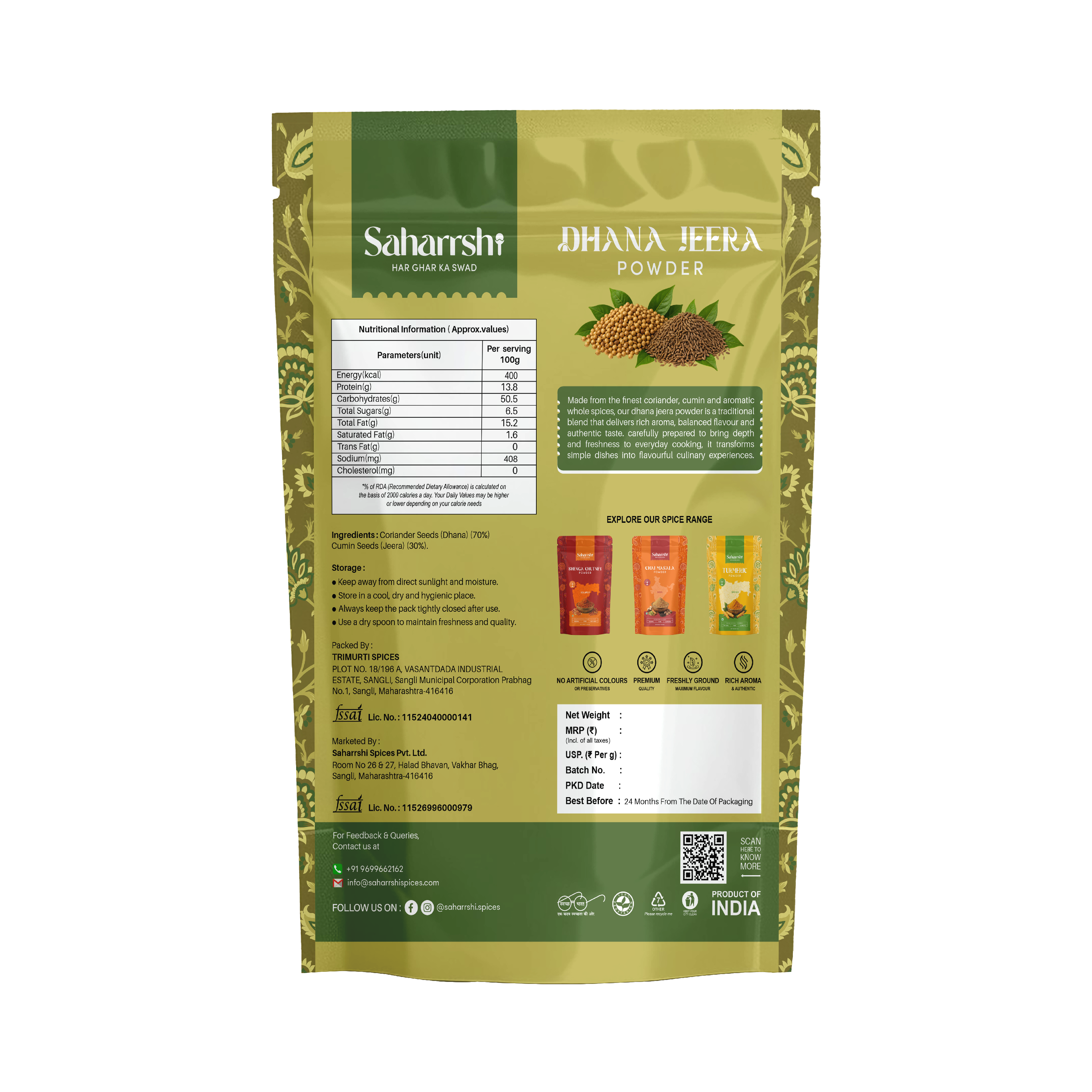 ⁠Dhana Jira Powder